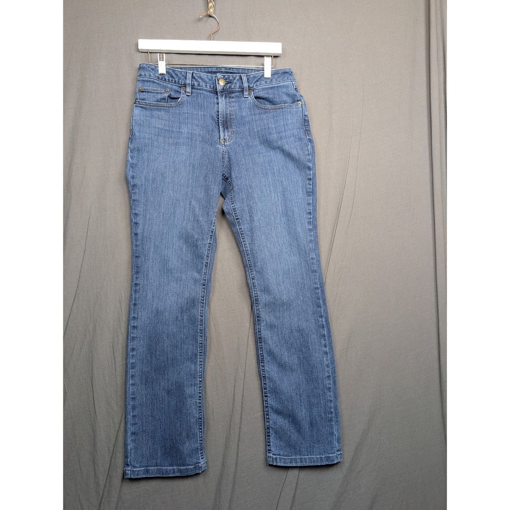 L.L Bean 1912 Women's Jeans Blue Denim Size 8 Reg